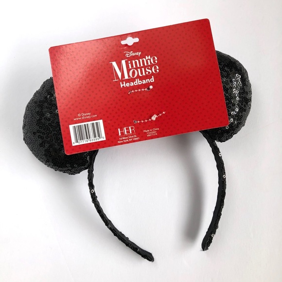 •HP• Disney Minnie Mouse Sequin Ears Headband - Picture 3 of 6